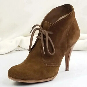 Pedro Garcia Brown Suede Ankle Boots